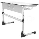 GM002-1002 Double Compact School Desk Adjustable
