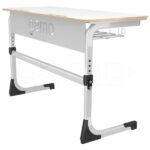 GM002-1004 Double Laminate School Desk Adjustable