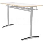 GM002-606 Double Tilted-leg Laminate Student Desk