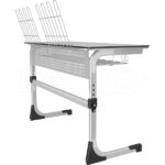 GM022-1011 Double Compact Music Desk Adjustable