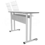 GM022-213 Double Compact Music Desk