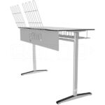 GM022-614 Double Compact Music Desk