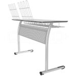 GM022-911 Double Compact Music Desk