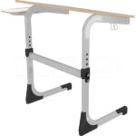 GM023-1022 Tilted-leg Laminate School Painting Desk