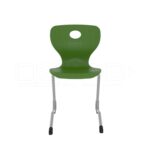 Valentina Z-Leg Monoblock Chair Green - Image 2